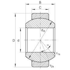 關節軸承 GE6-FO, 根據 DIN ISO 12 240-1 標準，需維護