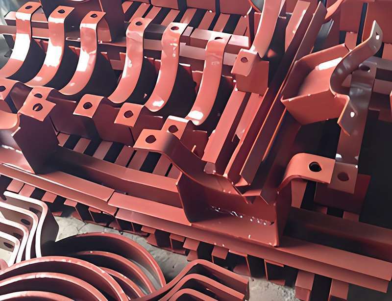 橫擔彈簧用管夾管座